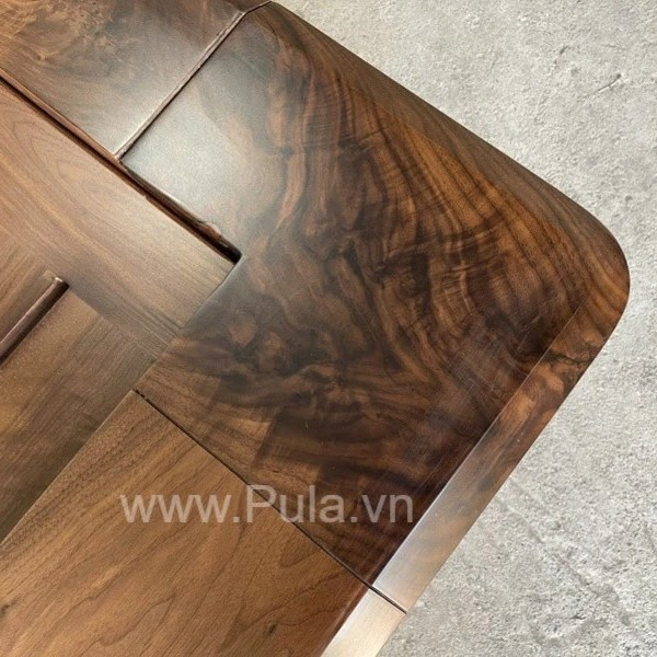 Giường ngủ gỗ Óc chó cao cấp Pula